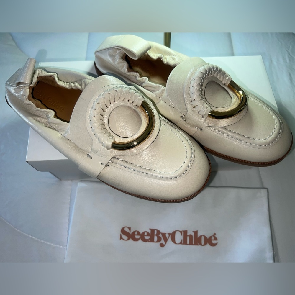 See By Chloé Off-White Hanna Loafers 37
